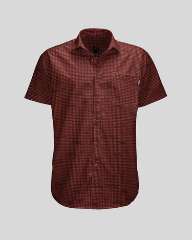 Desert Night Camo Button Down Button Down Greater Half S Mars Red